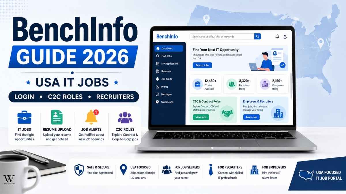 BenchInfo Guide 2026: USA IT Jobs, Login, C2C Roles, Recruiters, and Safer Alternatives