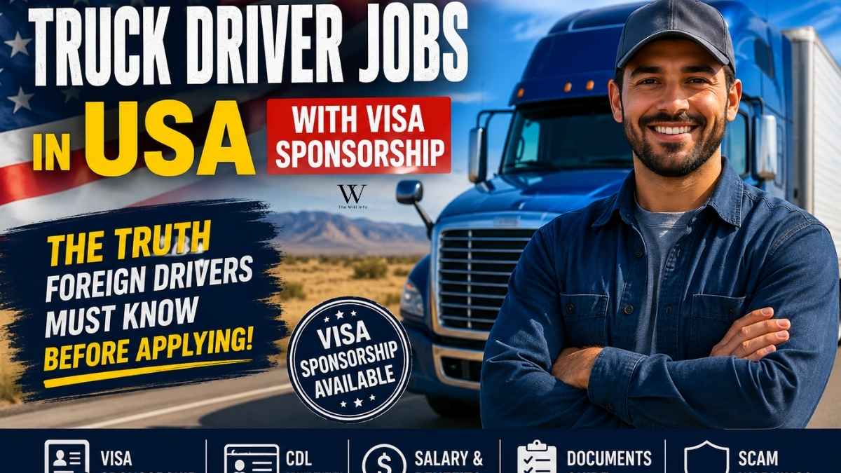 Best Truck Driver Jobs in USA With Visa Sponsorship 2026
