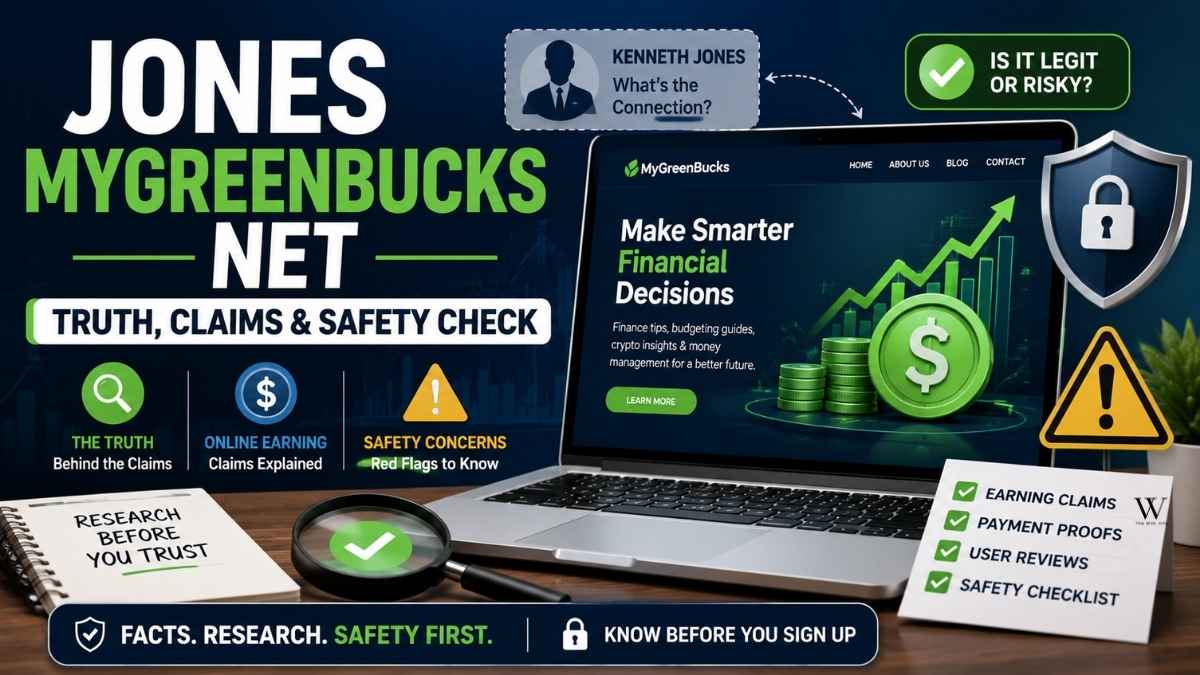 Jones Mygreenbucks Net: The Truth Behind Kenneth Jones, Online Earning Claims, and Safety Concerns