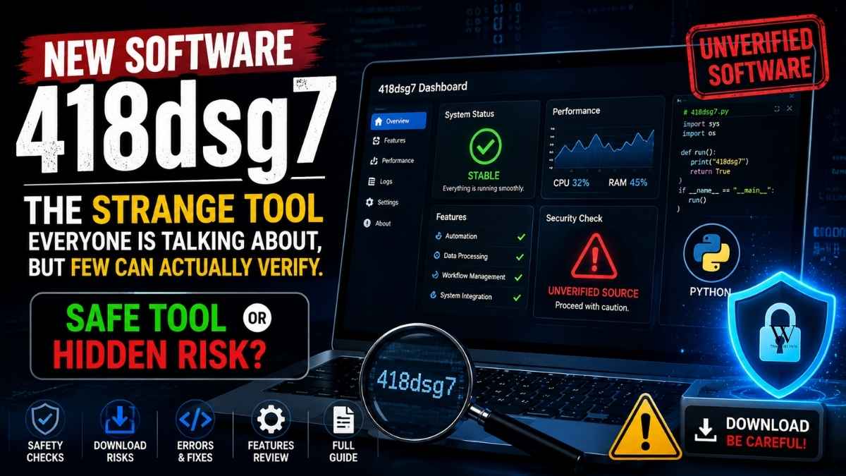 New Software 418dsg7: The Strange Tool Everyone Is Talking About, But Few Can Actually Verify
